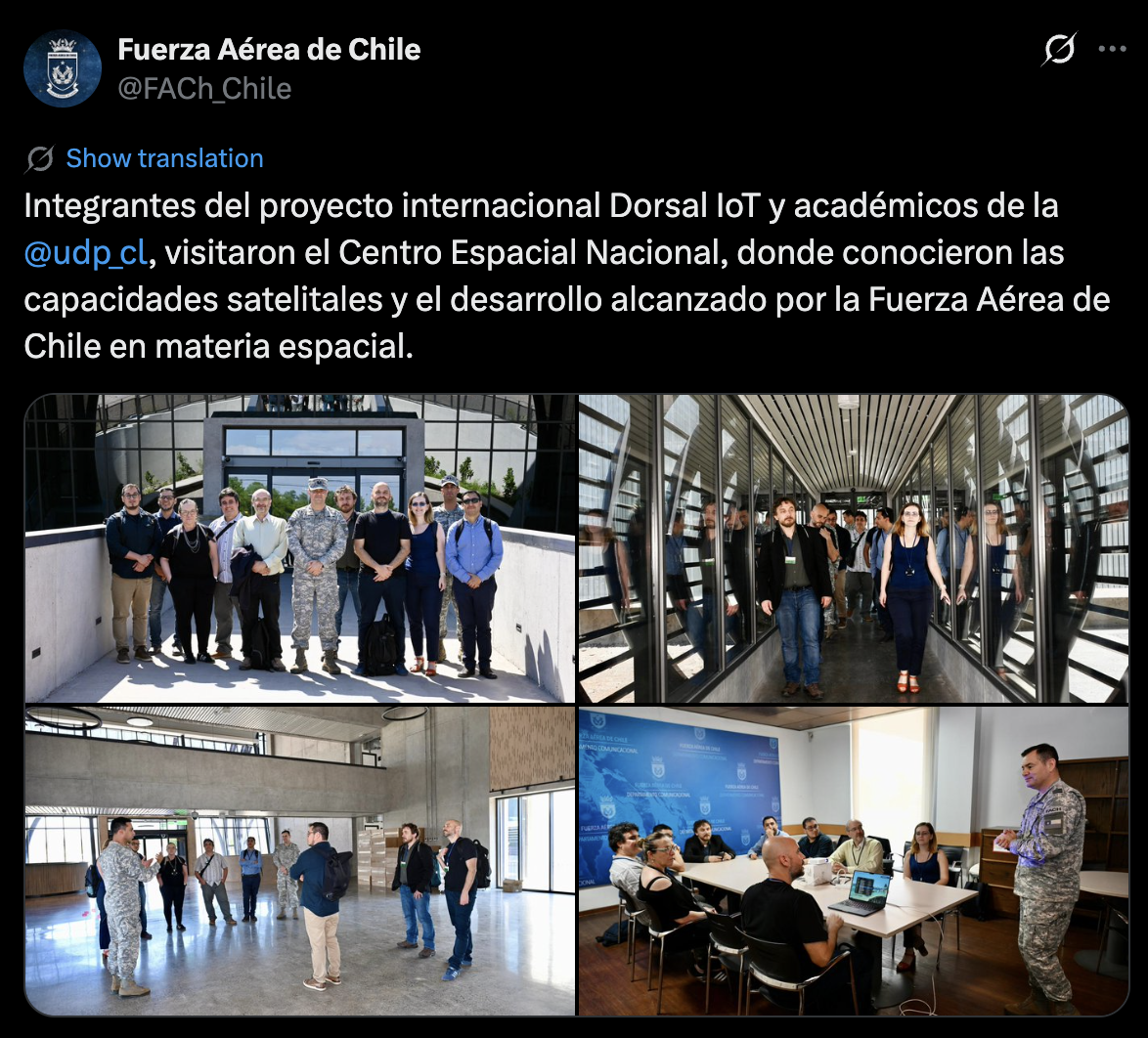 FACh Visit by DORSAL-IoT Team